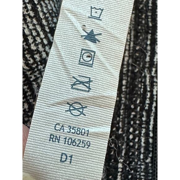 Lululemon Sz 2 Blazer Vest Burlap Texture Black Dune French Terry‎ Soft Stretchy - Picture 10 of 12